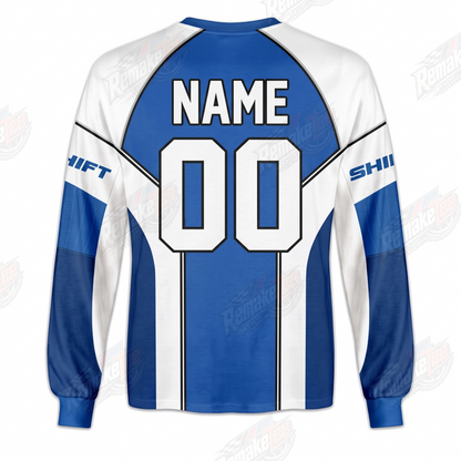 Shift Blue White Racing vintage VMX racing jersey - alternate product view