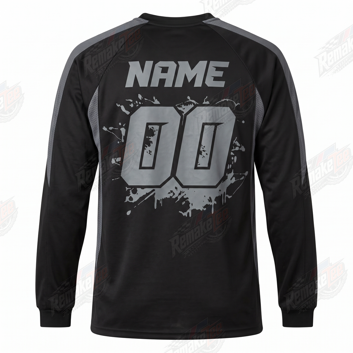 Shift Racing Black Gray vintage VMX racing jersey - alternate product view