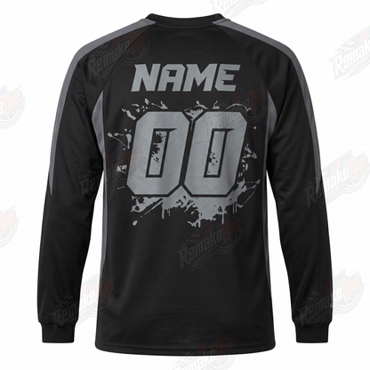 Shift Racing Black Gray vintage VMX racing jersey - alternate product view