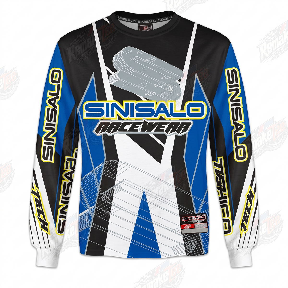 Sinisalo Racewear vintage VMX racing jersey - product view