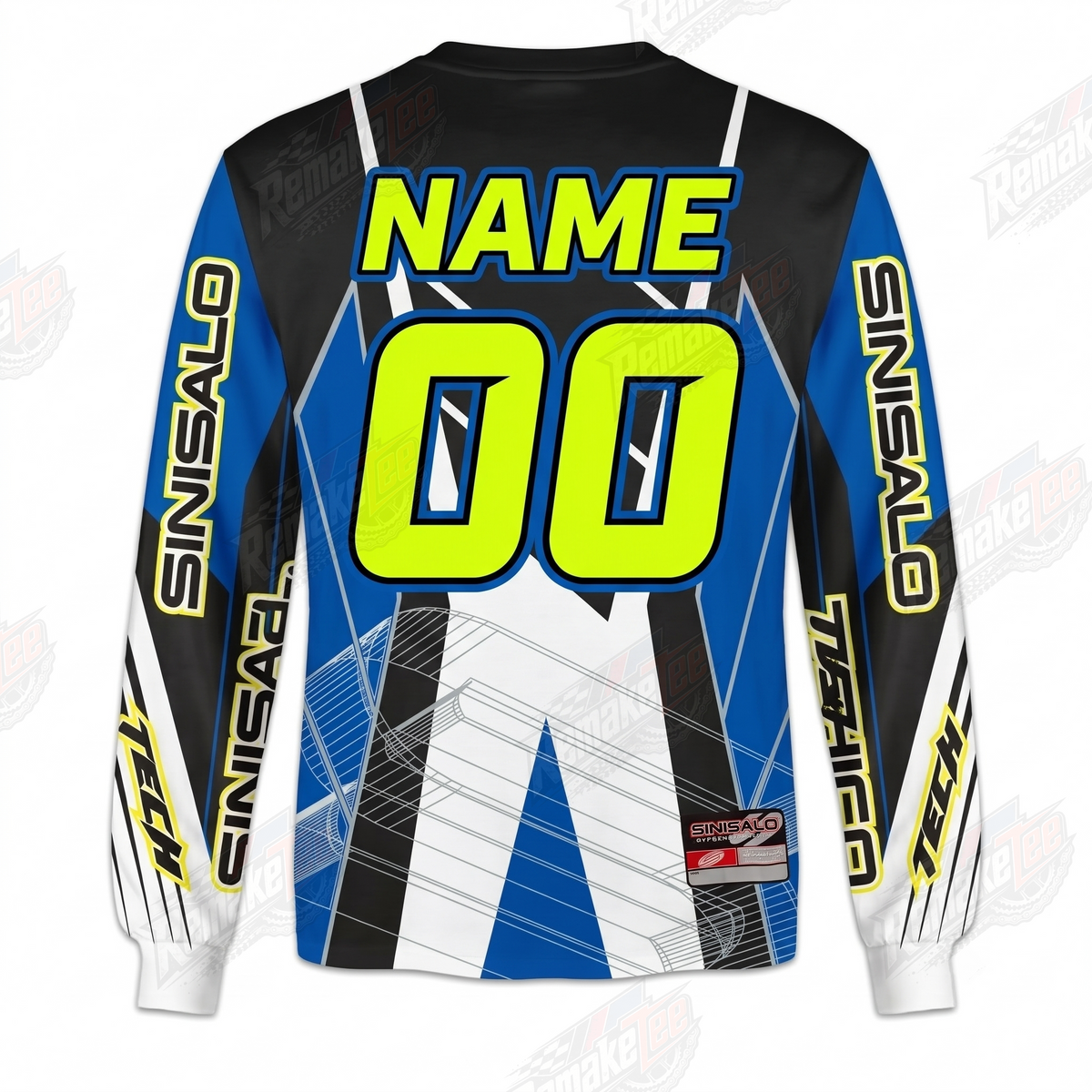 Sinisalo Racewear vintage VMX racing jersey - alternate product view