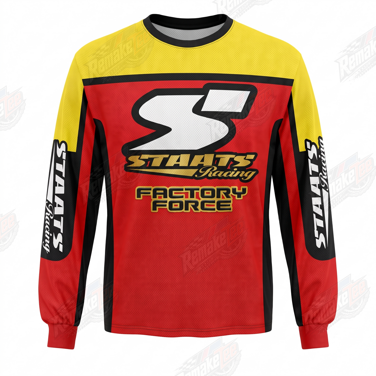 Staats Racing Factory Force vintage BMX racing jersey - product view