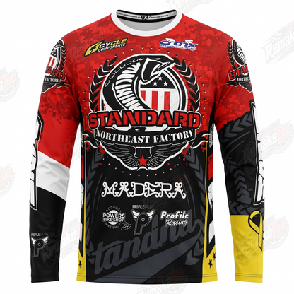 Standard Northeast Factory BMX vintage racing jersey - product view