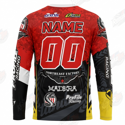 Standard Northeast Factory BMX vintage racing jersey - alternate product view