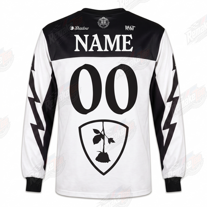 Subrosa Black White vintage BMX racing jersey - alternate product view