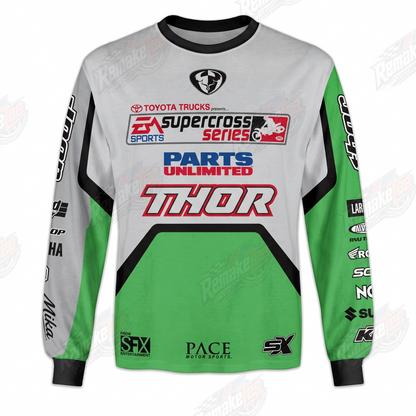 Supercross Series Parts Unlimited Thor vintage VMX racing jersey - product view