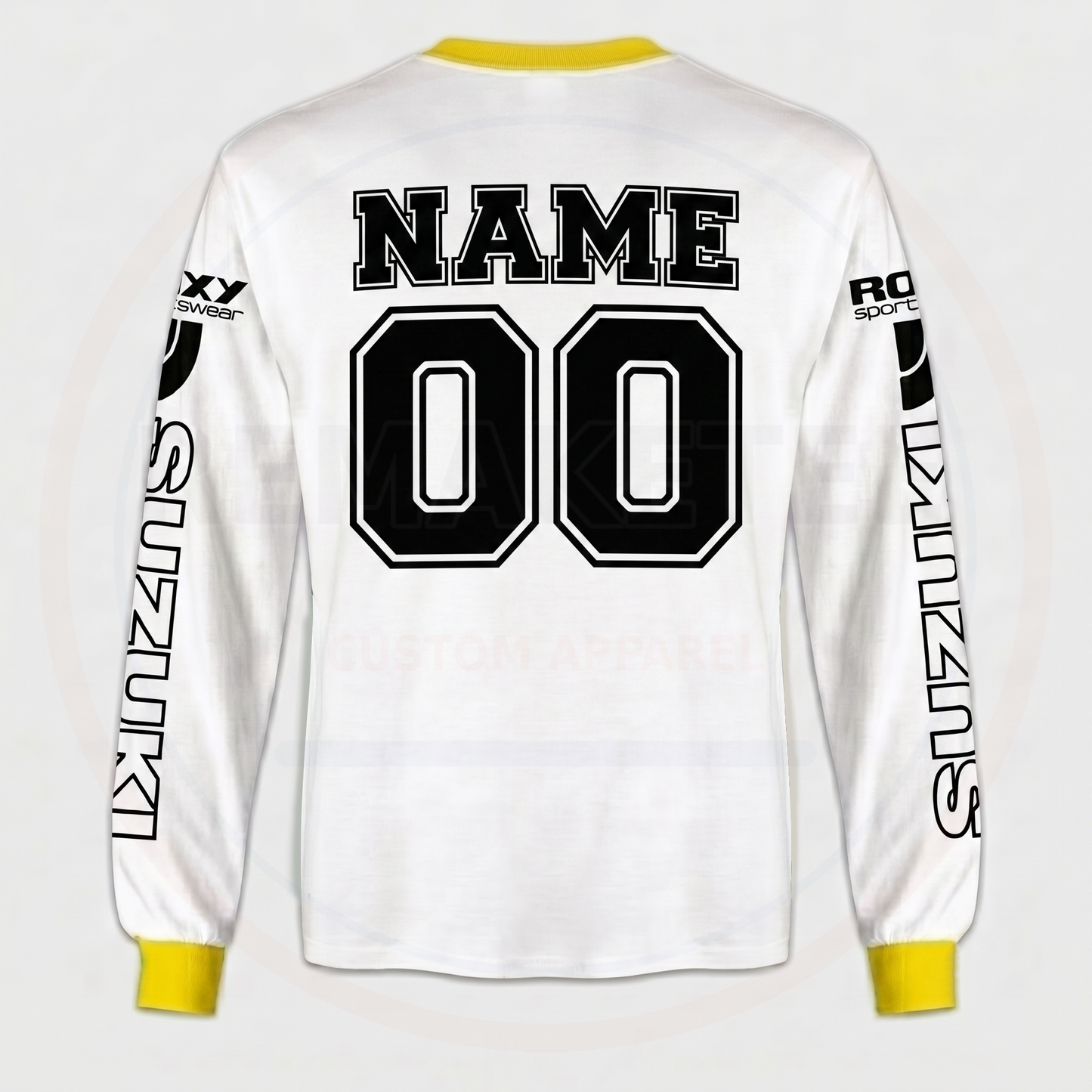 RemakeTee Suzuki Fox Roxy Axo Bel Ray Champion Custom Vintage Retro VMX Racing Jersey 1287