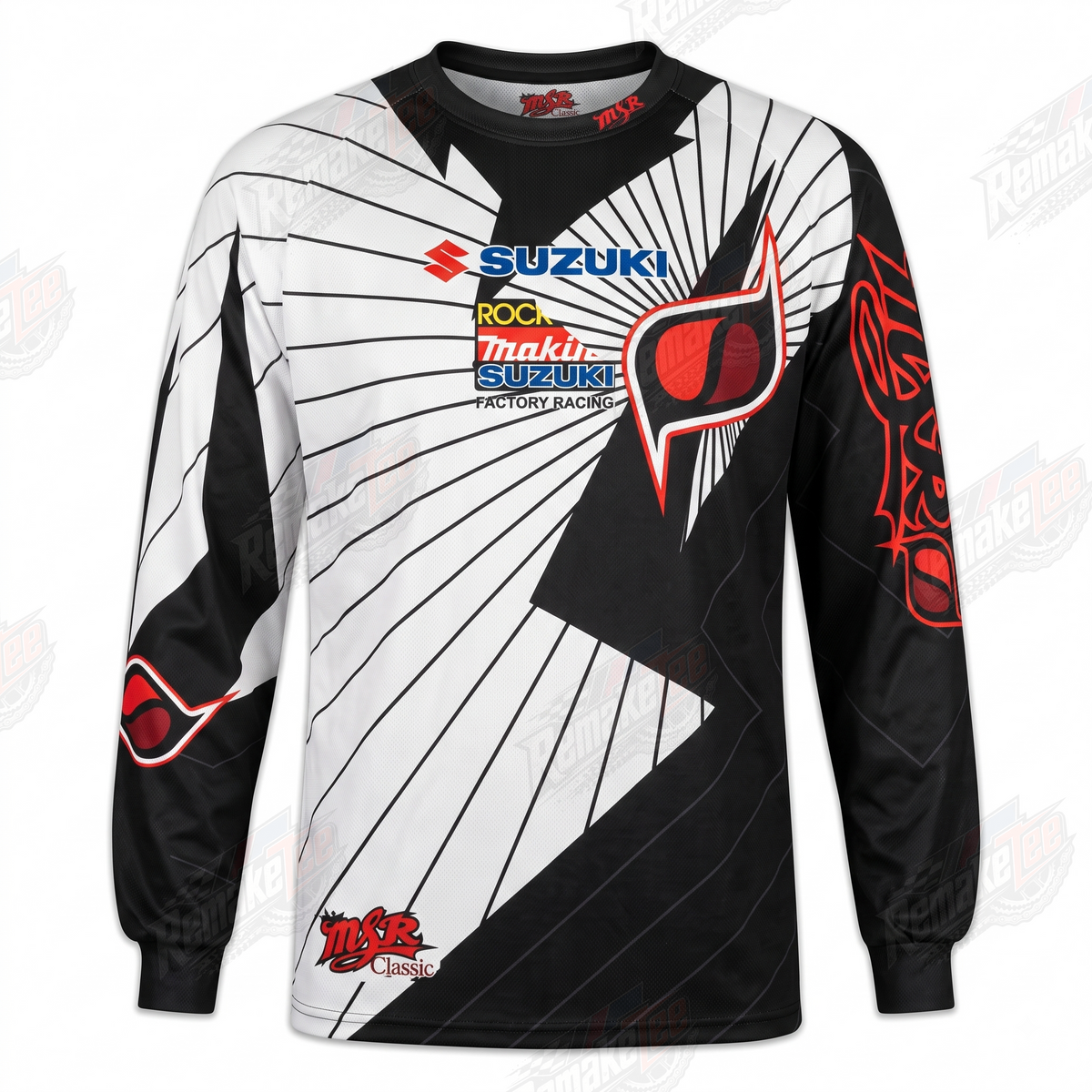 Suzuki Makita Factory Racing vintage VMX racing jersey - product view