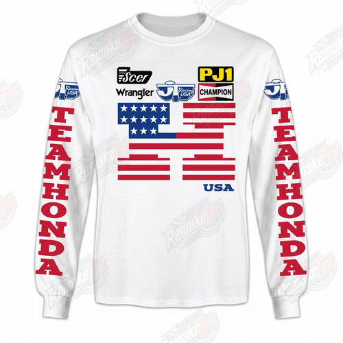 Team Honda USA vintage VMX racing jersey - product view