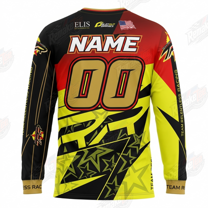 Team Relentless Racing ELIS vintage BMX racing jersey - alternate product view