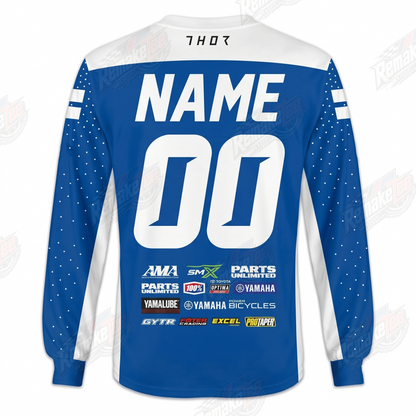 Thor Monster Energy Yamaha Yamalube vintage VMX racing jersey - alternate product view