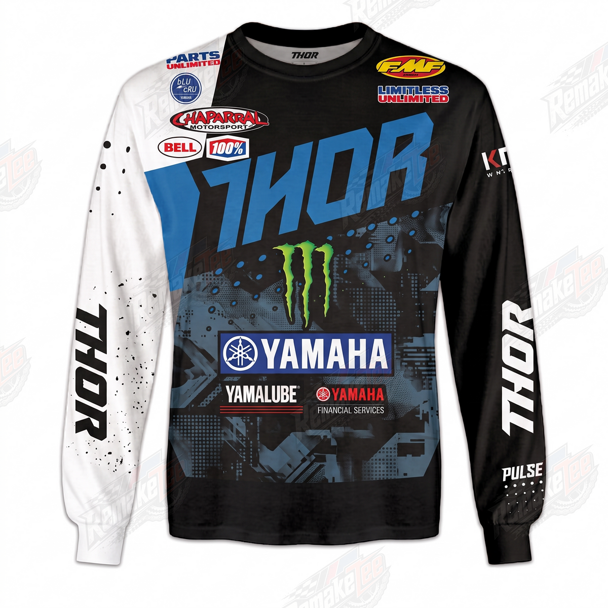 Thor Monster Yamaha vintage VMX racing jersey - product view