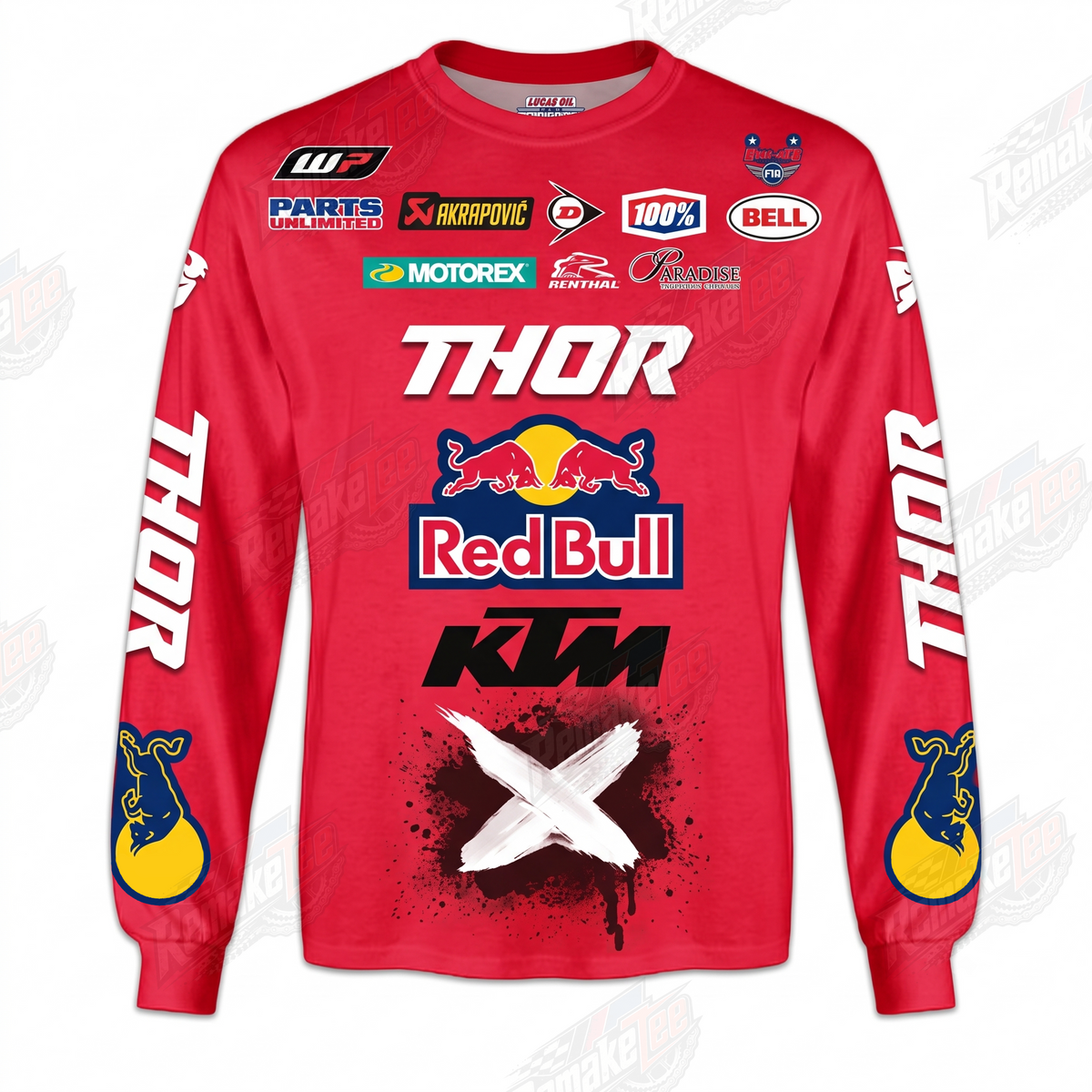 Thor Red Bull KTM vintage VMX racing jersey - product view