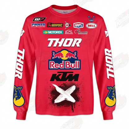 Thor Red Bull KTM vintage VMX racing jersey - product view