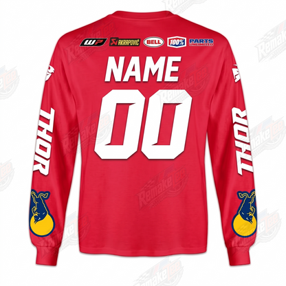 Thor Red Bull KTM vintage VMX racing jersey - alternate product view