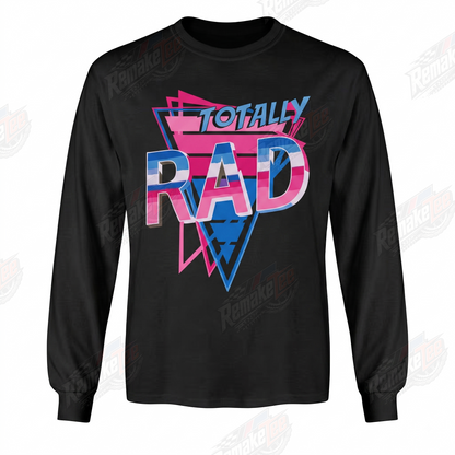 Totally Rad Retro Neon Black vintage BMX racing jersey - product view