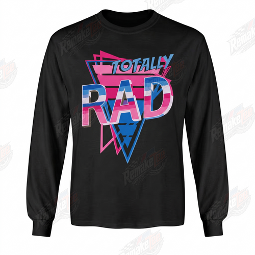 Totally Rad Retro Neon Black vintage BMX racing jersey - product view