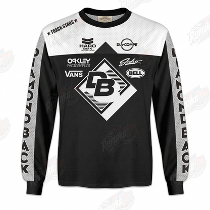 Track Stars B BMX vintage BMX racing jersey - product view