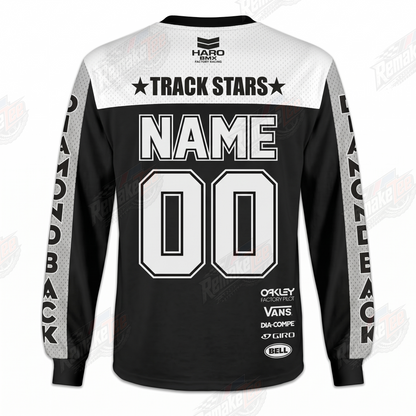 Track Stars B BMX vintage BMX racing jersey - alternate product view
