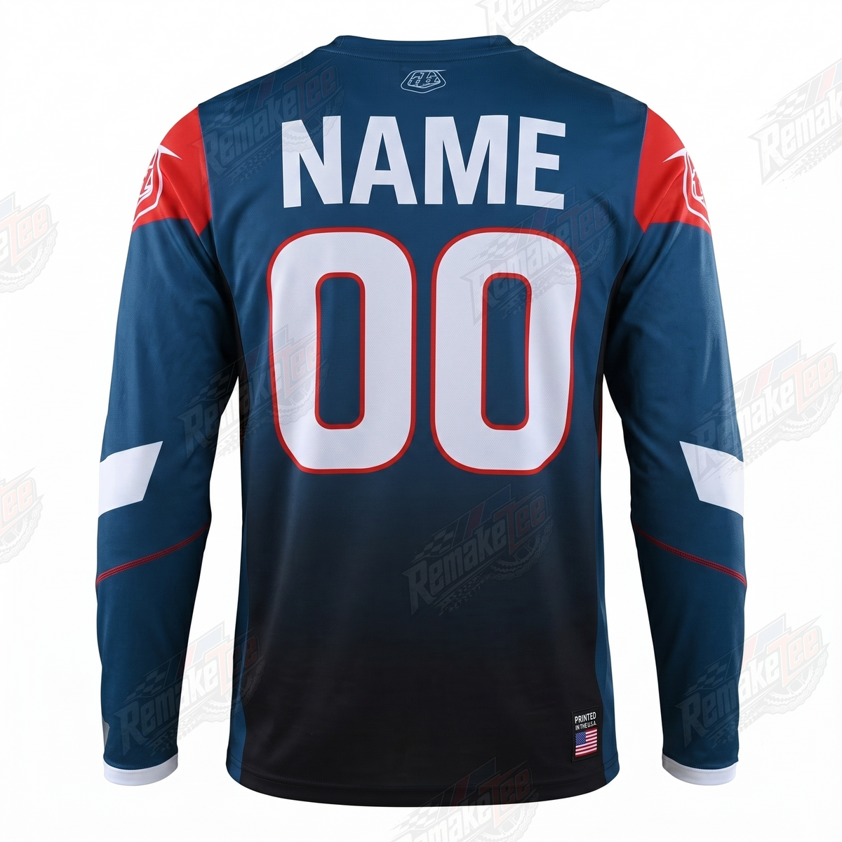 Troy Lee Designs vintage BMX racing jersey design #1200 - alternate product view