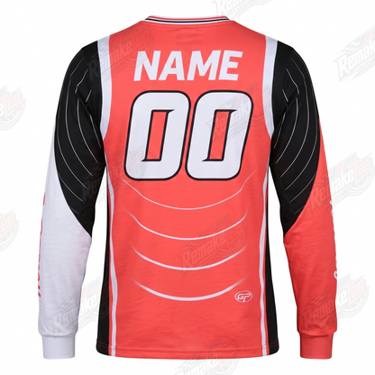 Troy Lee Designs TLD Speed Shop Red White vintage BMX racing jersey - alternate product view