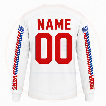 RemakeTee Vans A'me Max Echo Custom Vintage Retro BMX Racing Jersey 979
