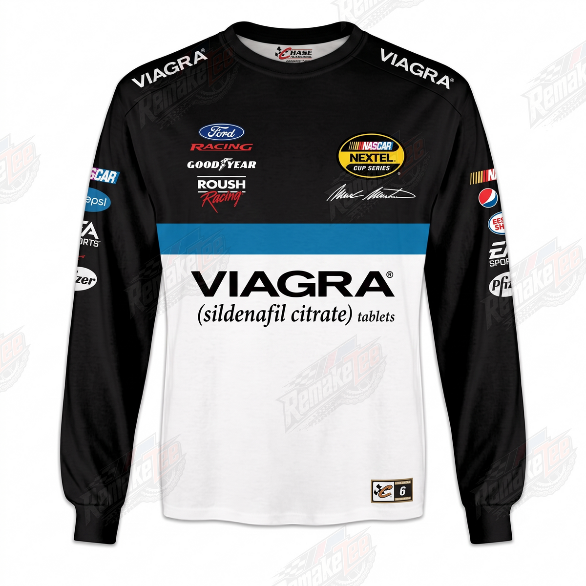Viagra Ford Racing vintage VMX racing jersey - front product view