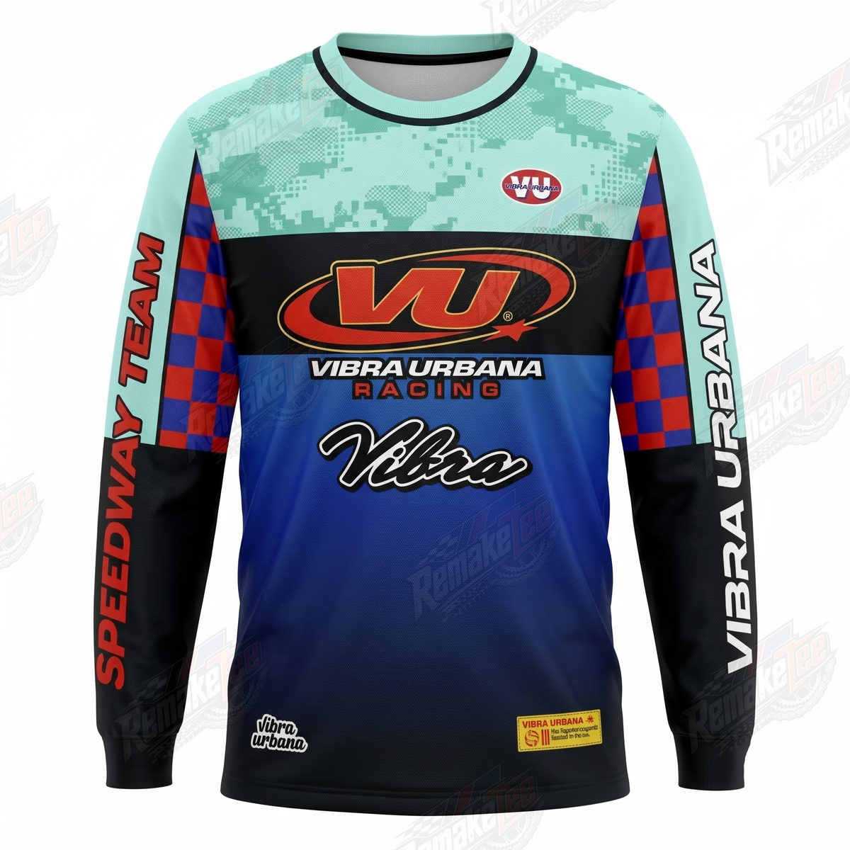 Vibra Urbana Racing Nitro vintage VMX racing jersey - front product view