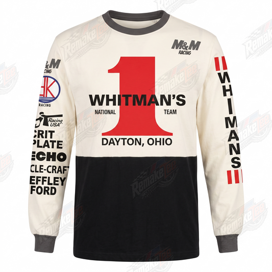 Whitman's National Team Dayton Ohio vintage BMX racing jersey - product view