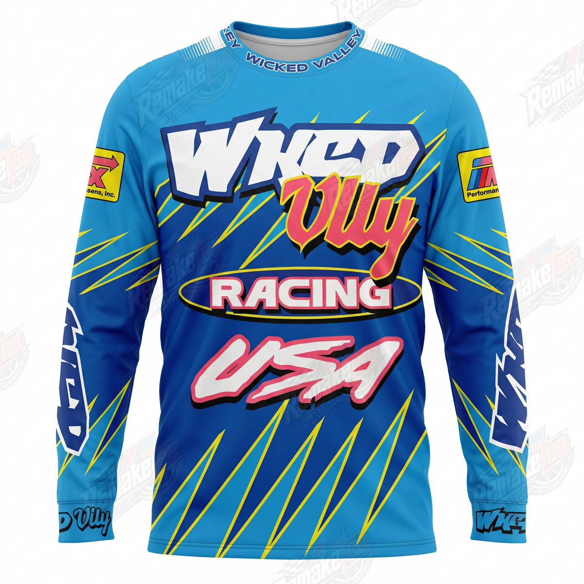Wicked Valley Racing USA vintage VMX racing jersey - product view