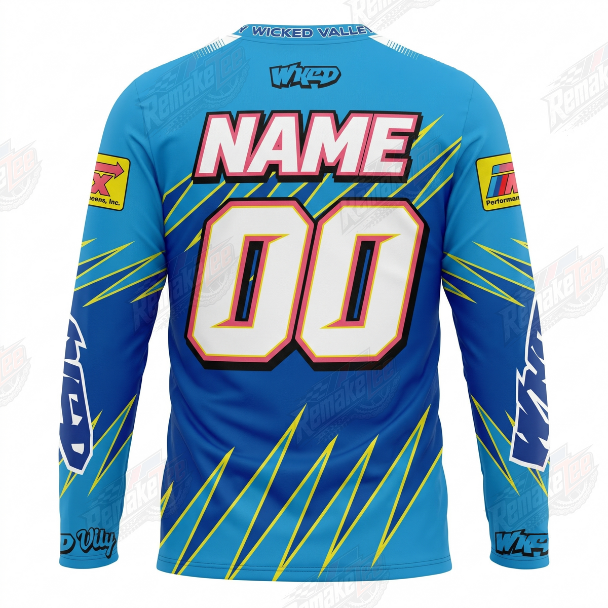 Wicked Valley Racing USA vintage VMX racing jersey - alternate product view