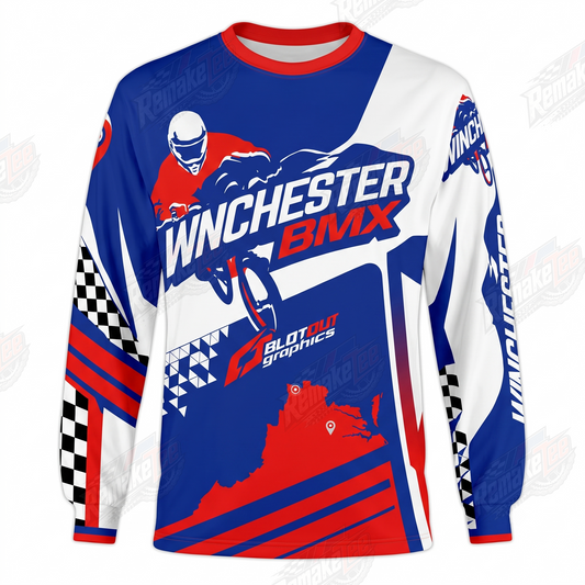 Winchester BMX vintage racing jersey - product view