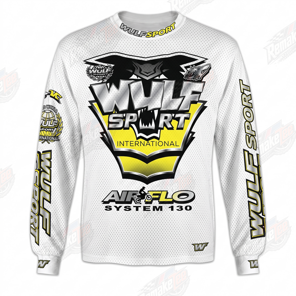 Wulf Sport International Air-Flo System 130 vintage VMX racing jersey - product view