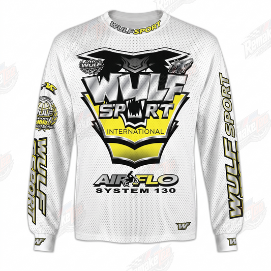 Wulf Sport International Air-Flo System 130 vintage VMX racing jersey - product view