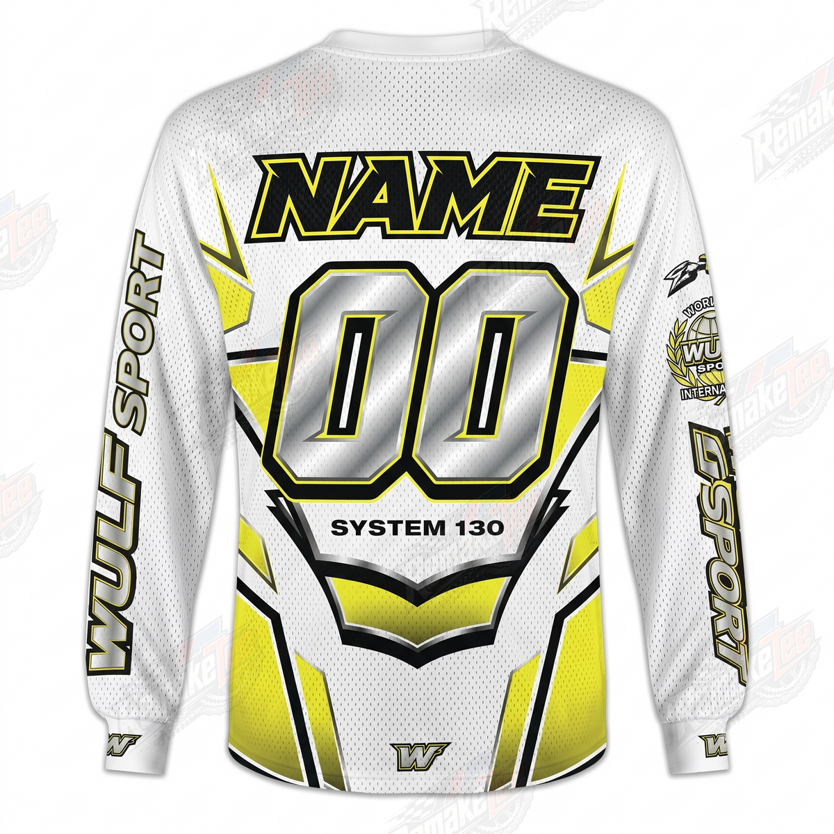 Wulf Sport International Air-Flo System 130 vintage VMX racing jersey - alternate product view