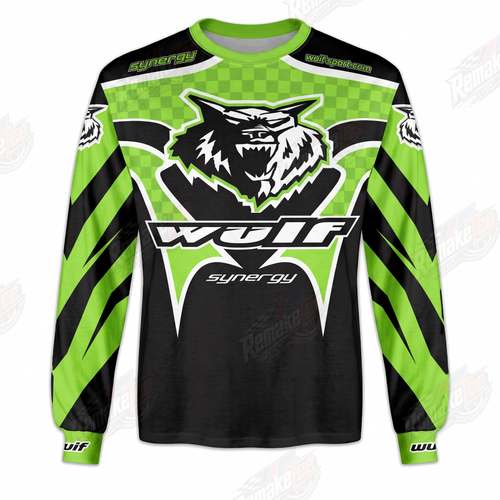Wulf Synergy vintage VMX racing jersey - product view