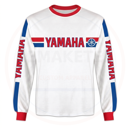 RemakeTee Yamaha Custom Vintage Retro VMX Racing Jersey 1290