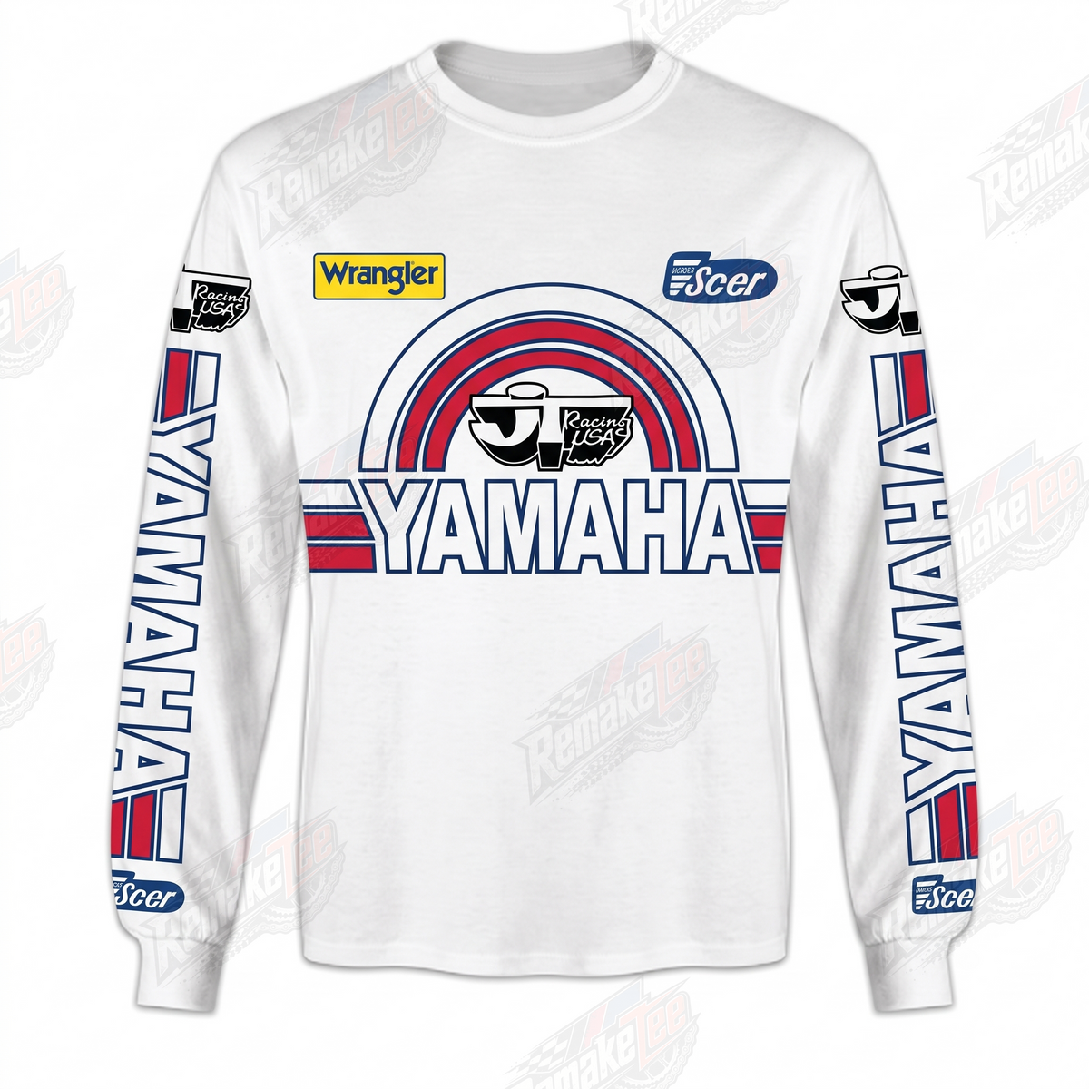 Yamaha JT Racing USA Wrangler vintage VMX racing jersey - product view