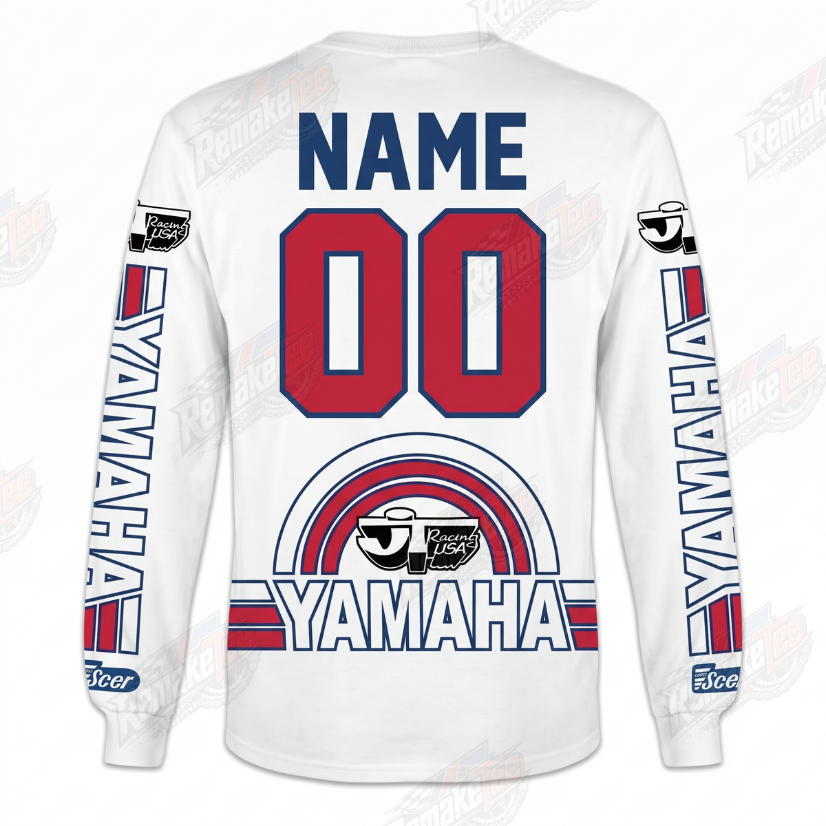 Yamaha JT Racing USA Wrangler vintage VMX racing jersey - alternate product view
