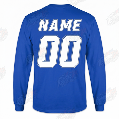 Yamaha Racing Blue vintage VMX racing jersey - alternate product view