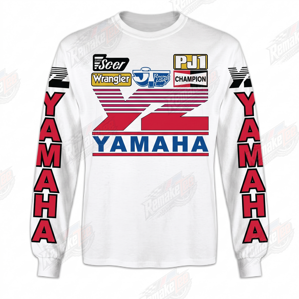 Yamaha YZ PJ1 Champion vintage VMX racing jersey - product view