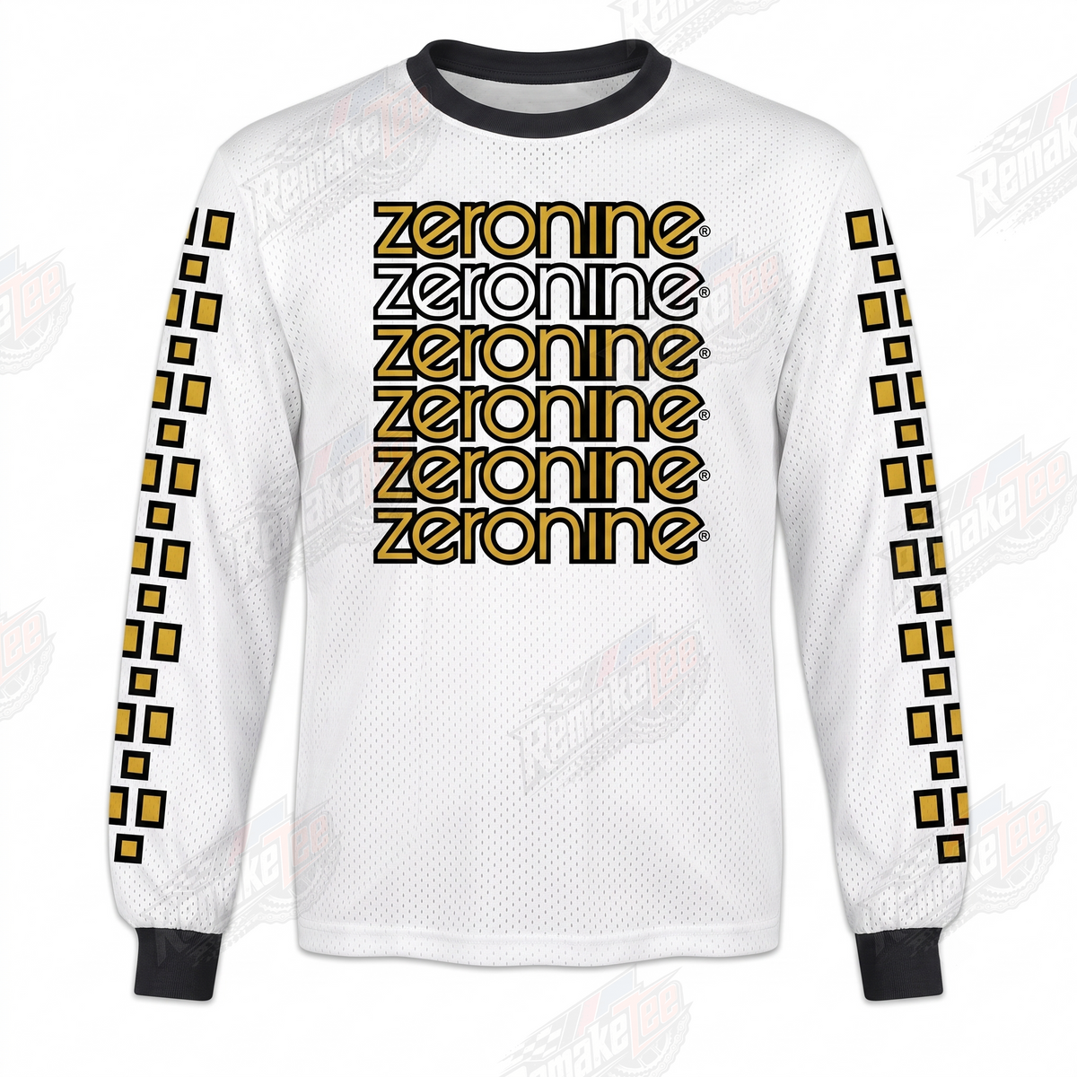 ZerOnine Repeat Logo vintage BMX racing jersey - product view