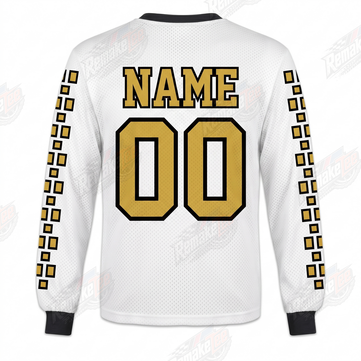 ZerOnine Repeat Logo vintage BMX racing jersey - alternate product view