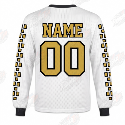 ZerOnine Repeat Logo vintage BMX racing jersey - alternate product view