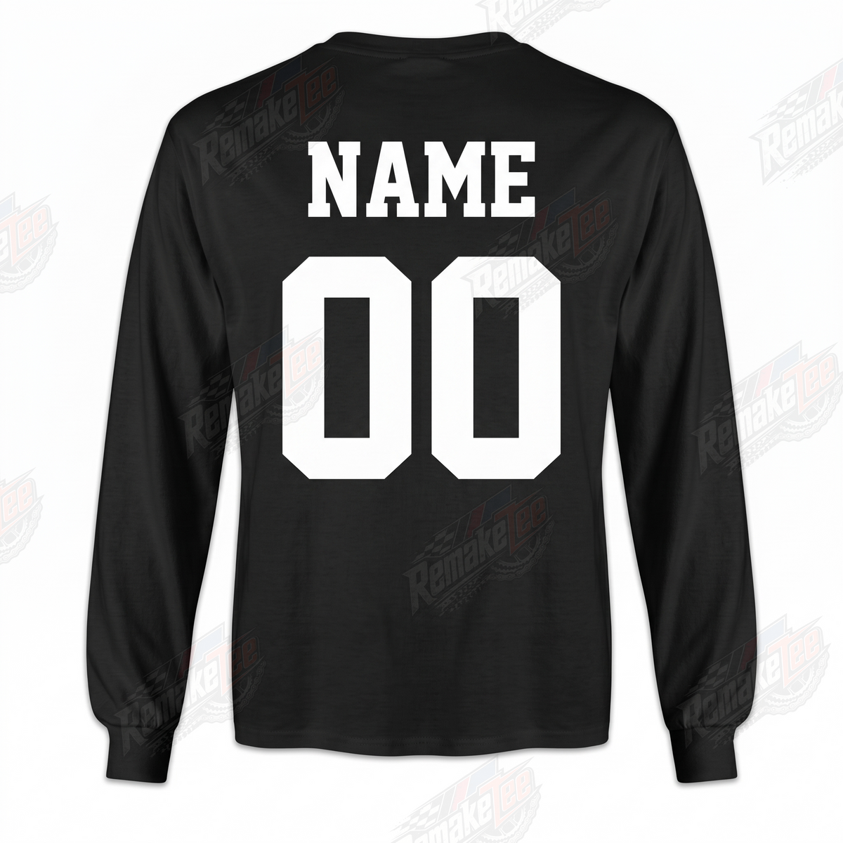 Zeronine Black vintage BMX racing jersey - alternate product view