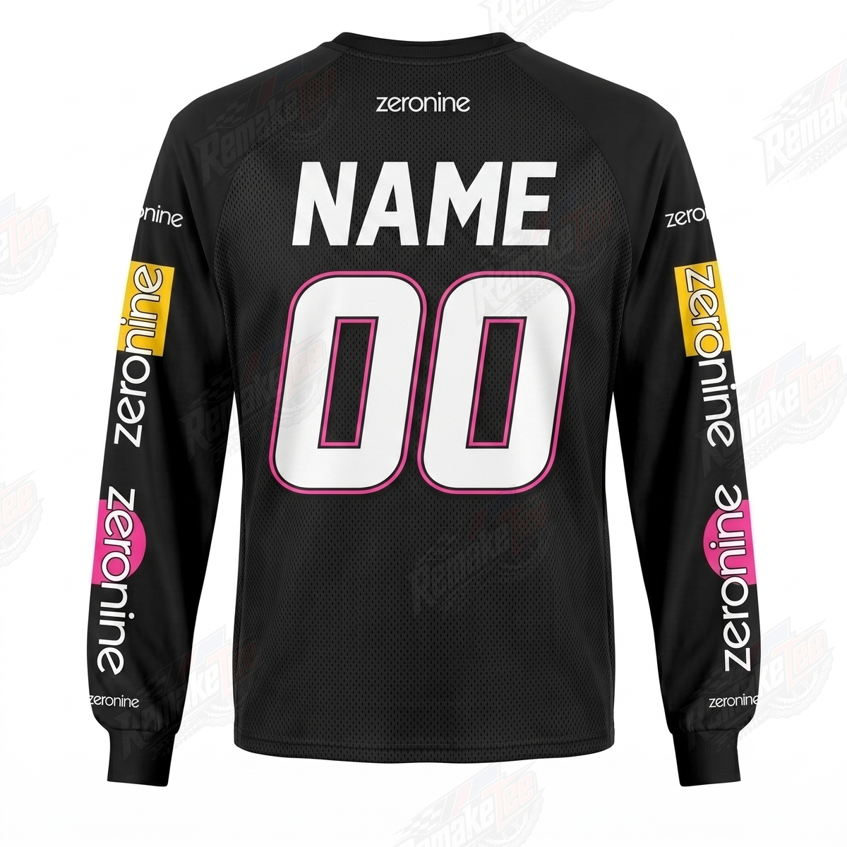 Zeronine vintage BMX racing jersey design #1181 - alternate product view