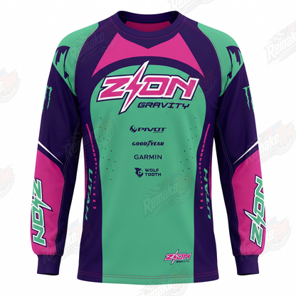 Zyon Gravity vintage BMX racing jersey - product view