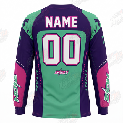 Zyon Gravity vintage BMX racing jersey - alternate product view