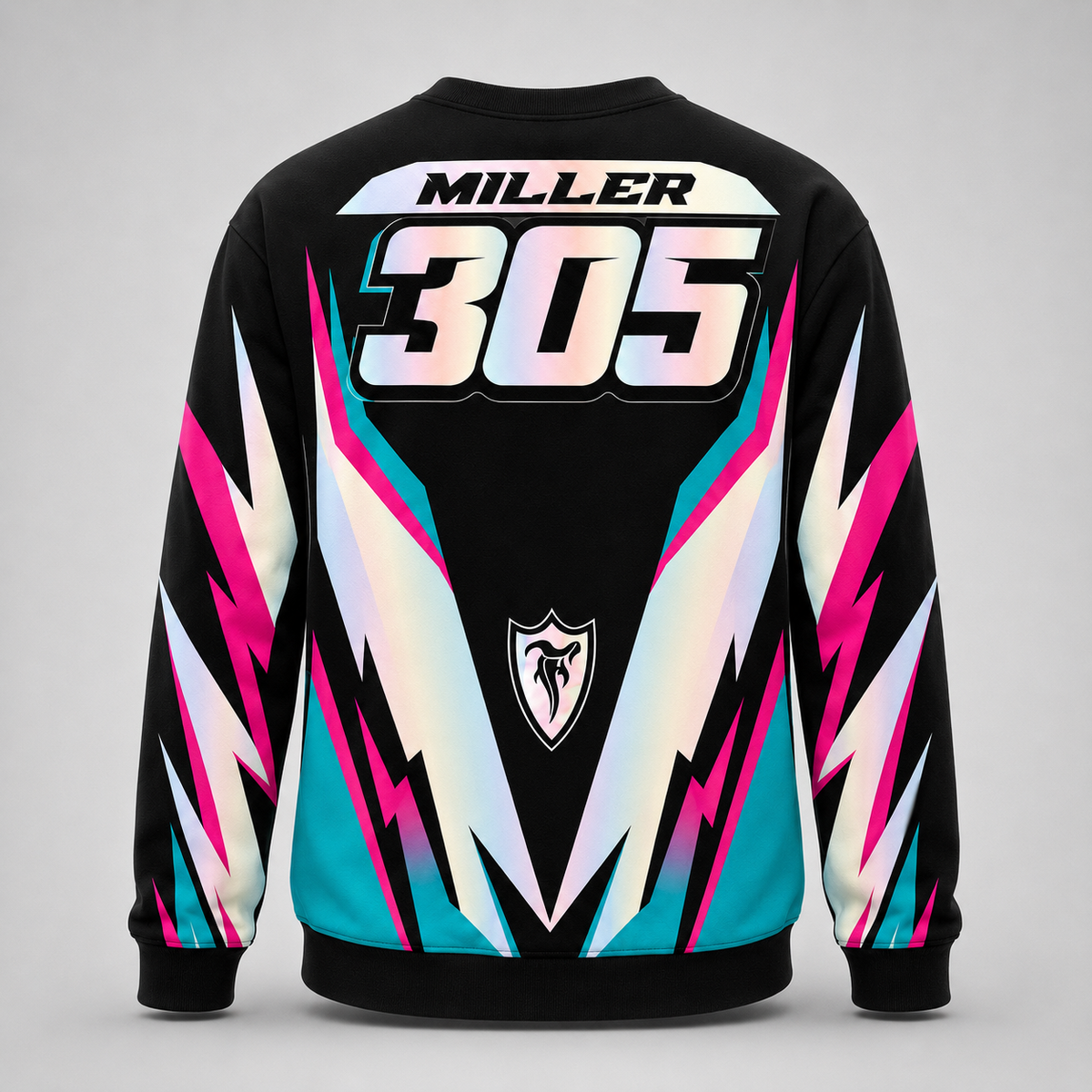 Yamaha PW vintage VMX racing jersey - design detail 10