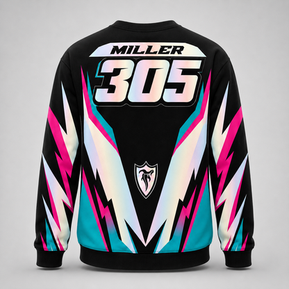 Yamaha PW vintage VMX racing jersey - design detail 10
